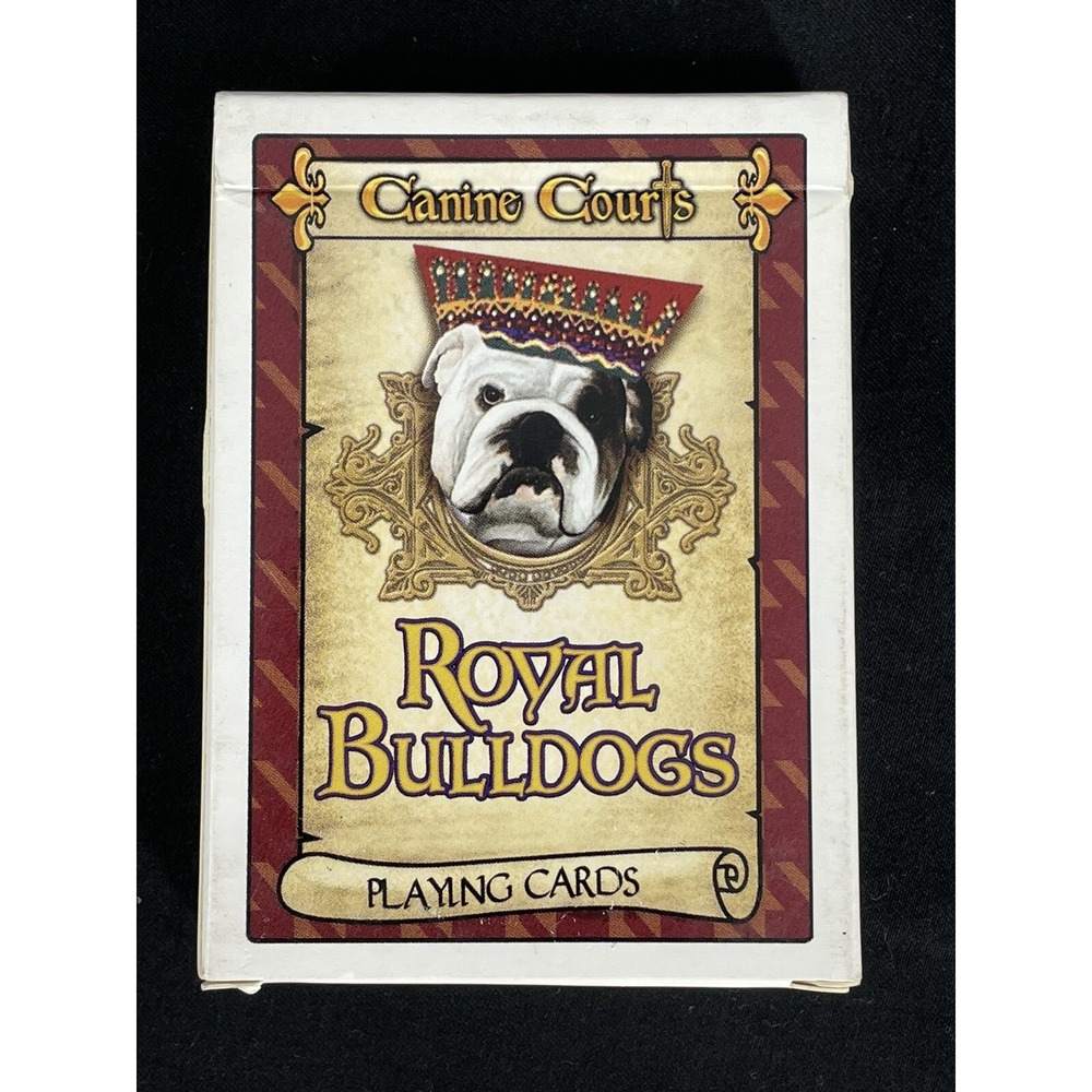 Canine Courts Royal Bulldog Collectable Playing Cards Series One Rare New